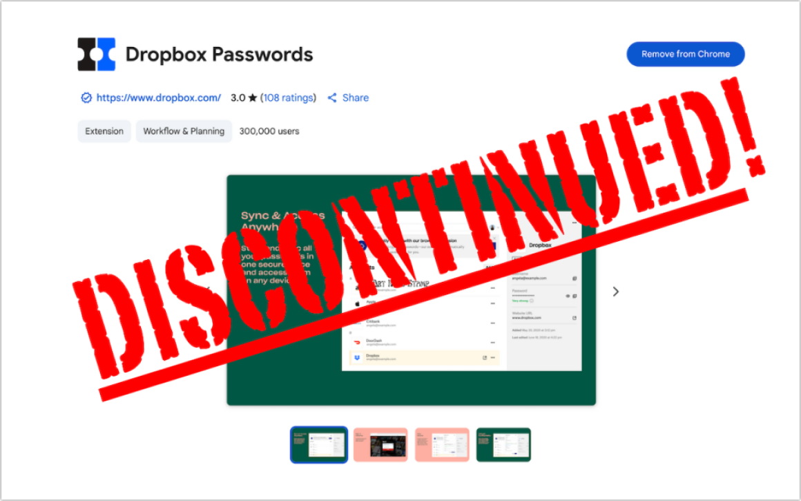 Dropbox Passwords Ending: Switch to 1Password Now